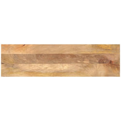 Dessus de table 120x40x2,5cm rectangulaire bois massif manguier Vidaxl