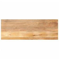 Dessus de table 140x60x2,5cm rectangulaire bois massif manguier Vidaxl