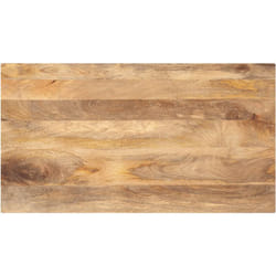 Dessus de table 120x70x2,5cm rectangulaire bois massif manguier vidaXL