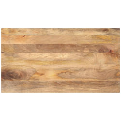 Dessus de table 100x60x3,8cm rectangulaire bois massif manguier Vidaxl