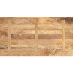Dessus de table 120x60x3,8cm rectangulaire bois massif manguier Vidaxl