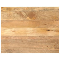 Dessus de table 100x80x3,8cm rectangulaire bois massif manguier Vidaxl