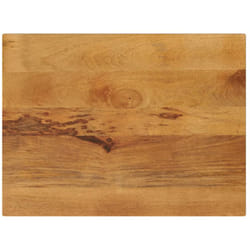 Dessus de table 80x50x2,5 cm rectangulaire bois massif manguier Vidaxl