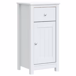 VidaXL 358540, Blanc, Métal, Bois, 400 mm, 340 mm, 800 mm, 1 pièce(s)