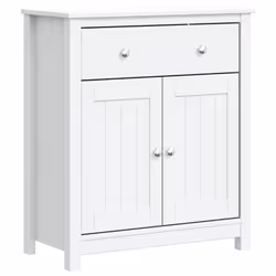 VidaXL 358542, Blanc, Métal, Bois, 695 mm, 340 mm, 800 mm, 1 pièce(s)