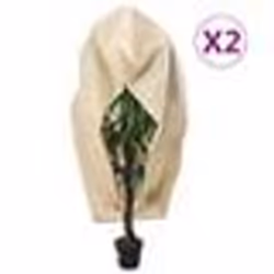 vidaXL Housses de protection pour plantes avec fermeture éclair 2 pcs