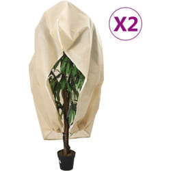 Housses de protection pour plantes avec fermeture éclair 2 pcs