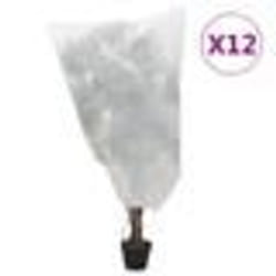 vidaXL Housses de protection pour plantes avec cordon de serrage 12pcs