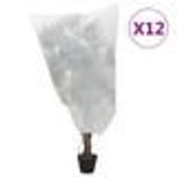vidaXL Housses de protection pour plantes avec cordon de serrage 12pcs