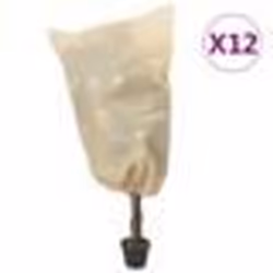 vidaXL Housses de protection pour plantes avec cordon de serrage 12pcs