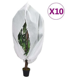 Vidaxl Housses De Protection Pour Plantes Avec Fermeture Éclair 10 Pcs