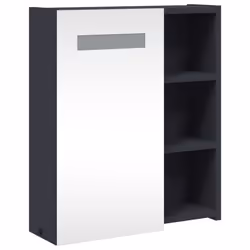 VidaXL 357966 miroir de salle de bain et armoire de rangement pour évier - Vue supplémentaire 4