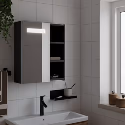 VidaXL 357967 miroir de salle de bain et armoire de rangement pour évier