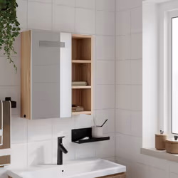 VidaXL 357968 miroir de salle de bain et armoire de rangement pour évier