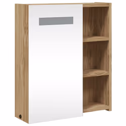 VidaXL 357968 miroir de salle de bain et armoire de rangement pour évier - Vue supplémentaire 4