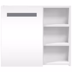 VidaXL 357969 miroir de salle de bain et armoire de rangement pour évier - Vue supplémentaire 4