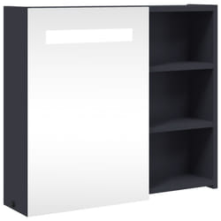 VidaXL 357970 miroir de salle de bain et armoire de rangement pour évier