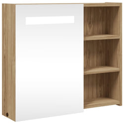 VidaXL 357972 miroir de salle de bain et armoire de rangement pour évier
