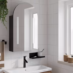 VidaXL 357975 miroir de salle de bain et armoire de rangement pour évier