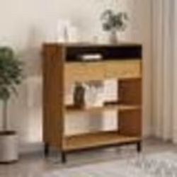 vidaXL Table de bar FLAM 92x45x110 cm bois massif Pin