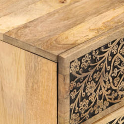 Vidaxl - Tables de chevet 2 pcs 40x33x46 cm Bois de manguier solide