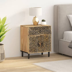 Vidaxl - Table de chevet 50x33x60 cm bois de manguier massif