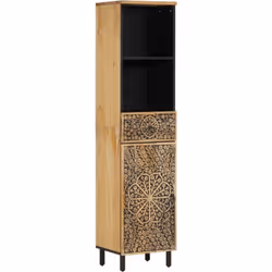 Cette armoire de salle de bain est un excellent choix pour votre salle de bain, la rendant bien rangée et organisée ! Bois de ...