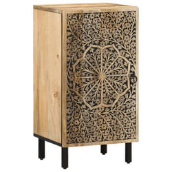 Armoire Latérale 40x33x75 Cm Bois Massif De Manguier Vidaxl