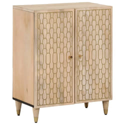 vidaXL Armoire latérale bois massif 75 cm