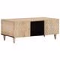 vidaXL Table basse 100x54x40 cm bois de manguier massif