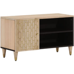 Vidaxl - Meuble tv 80x31x46 cm bois massif de manguier