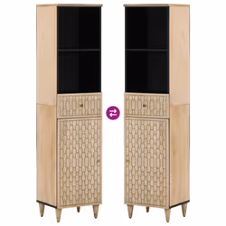 VidaXL 358270 miroir de salle de bain et armoire de rangement pour évier - Vue supplémentaire 6