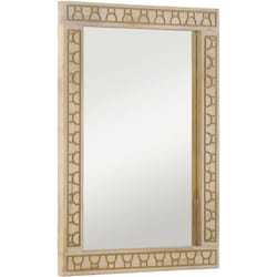Vidaxl - Miroir de bain 50x70x2,5 cm bois de manguier massif et verre