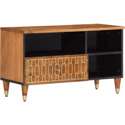 Ce meuble de télévision robuste est certainement conçu pour être un point de mire de votre pièce avec un design tendance mais ...