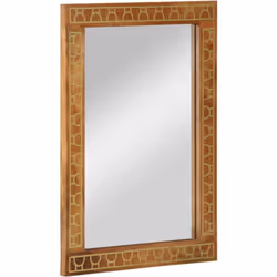 Ajoutez une touche d’aspect esthétiquement à votre décoration intérieure avec ce miroir de salle de bain. Bois de manguier ma ...