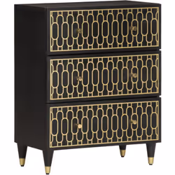 Cette armoire latérale, au look intemporel, est conçu pour être un excellent complément à votre intérieur. Bois de manguier m ...