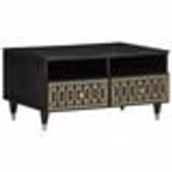 vidaXL Table basse 80x54x40 cm bois de manguier massif