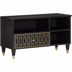 Ce meuble de télévision robuste est certainement conçu pour être un point de mire de votre pièce avec un design tendance mais ...