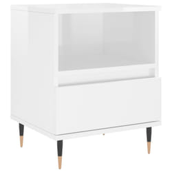 VidaXL 830609 Table de nuit et table de chevet Blanc