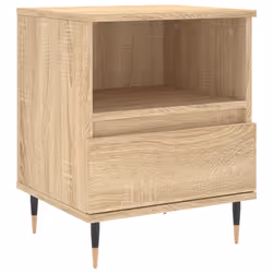 VidaXL 830611 Table de nuit et table de chevet Chêne - Vue supplémentaire 5