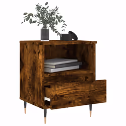 VidaXL 830615 Table de nuit et table de chevet Chêne - Vue supplémentaire 4