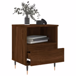VidaXL 830619 Table de nuit et table de chevet Chêne - Vue supplémentaire 4