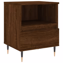 VidaXL 830619 Table de nuit et table de chevet Chêne - Vue supplémentaire 5