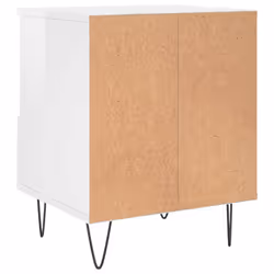 VidaXL 830624 Table de nuit et table de chevet Blanc - Vue supplémentaire 8