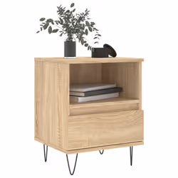 VidaXL 830626 Table de nuit et table de chevet Chêne