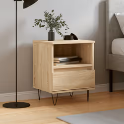 VidaXL 830627 Table de nuit et table de chevet Chêne