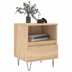 VidaXL 830627 Table de nuit et table de chevet Chêne
