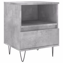 VidaXL 830628, Couleur du béton, Métal, Bois, 400 mm, 350 mm, 500 mm, 1 pièce(s)