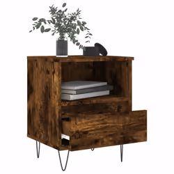 VidaXL 830630 Table de nuit et table de chevet Chêne - Vue supplémentaire 4