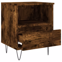 VidaXL 830631 Table de nuit et table de chevet Chêne - Vue supplémentaire 5